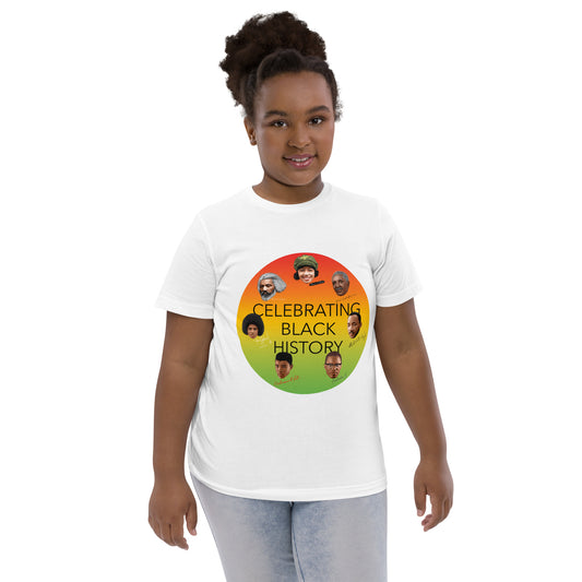 Celebrating Black History Youth Jersey T-shirt